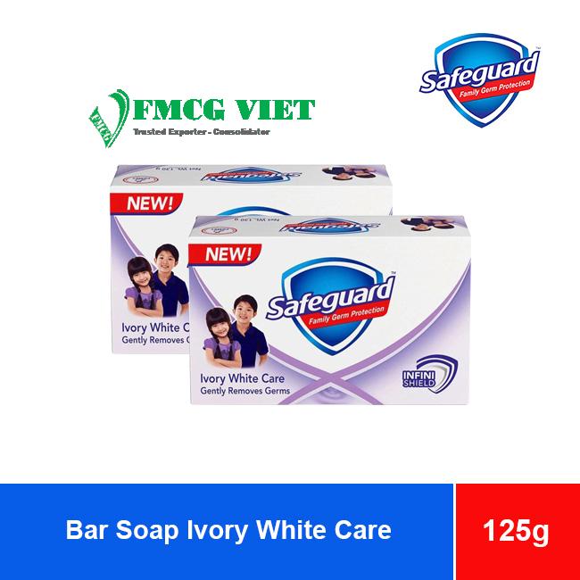 Wholesale Safeguard Bar Soap Ivory White Care 125g x 72 Boxes
