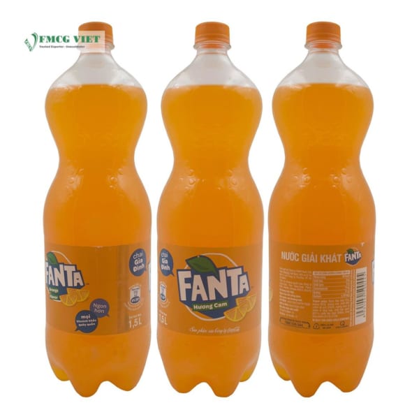 Fanta Orange Soft Drink Bottle 1.5L