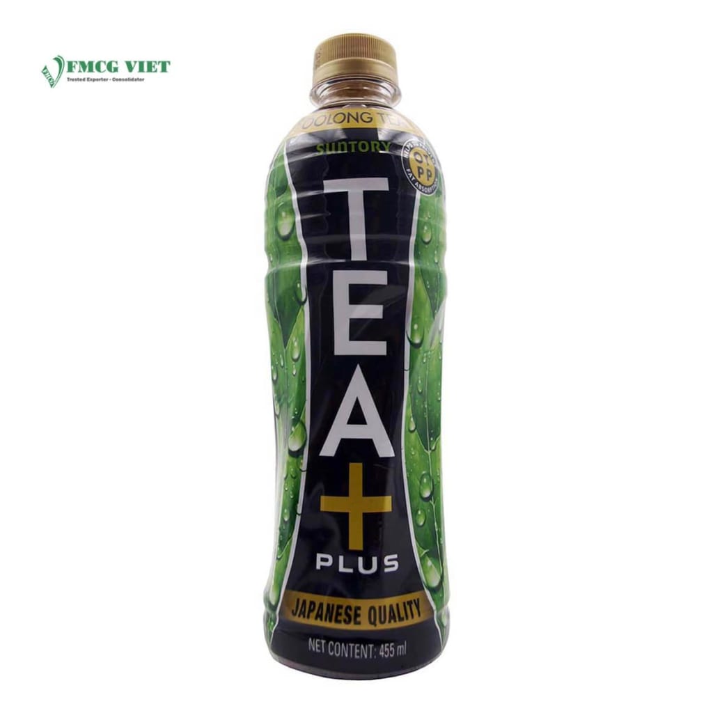 Tea Plus RTD Tea Bottle 455ml OLong Tea Wholesale Export - FMCG Viet