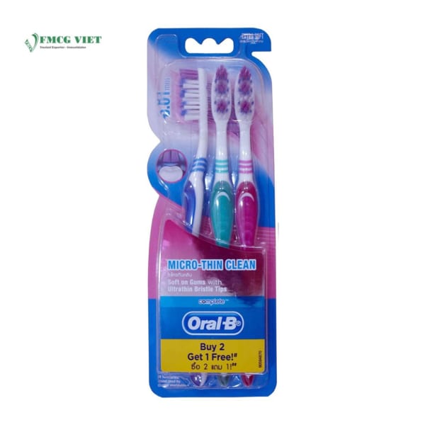 Oral-B Toothbrush Micro Thin Clean - Pack of 3 x6 Sheets x16