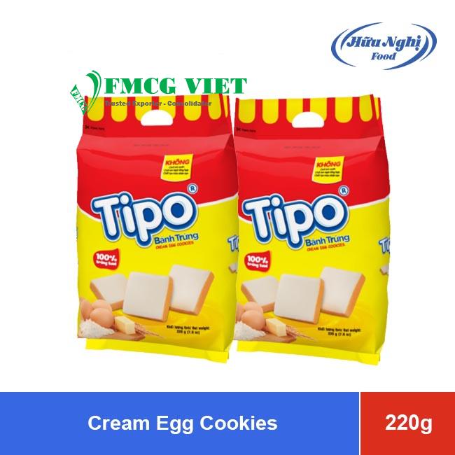 Tipo Cream Egg Cookies Bag 220g