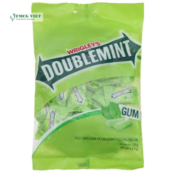 Doublemint Chewing Gum Bag 116g Peppermint Flavor