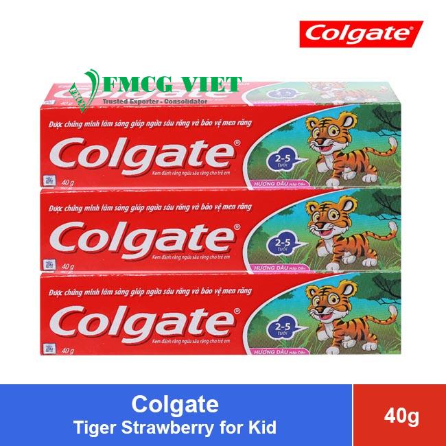 Colgate Toothpaste Tiger Strawberry for Kid 40g