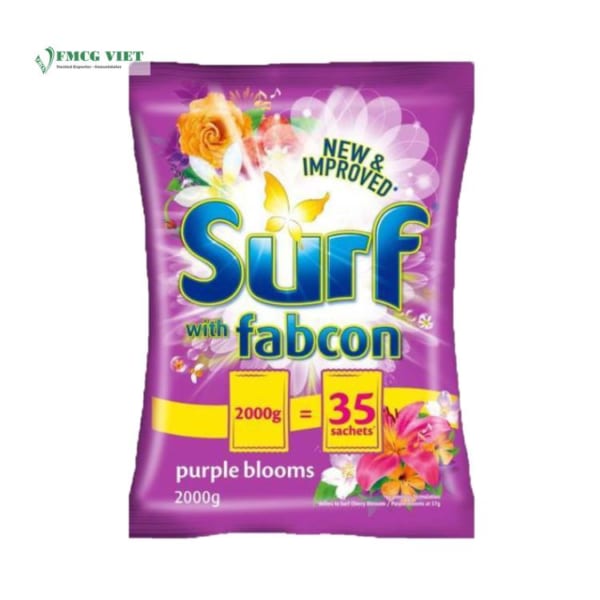 Surf Detergent Powder Purple Fabcon Bag 2kg