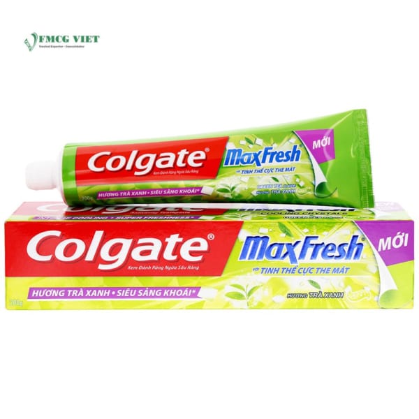 Colgate Toothpaste 200g Max Fresh Cool Crystal Green Tea Flavor