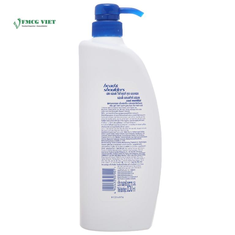 ™✓ Head & Shoulders Anti Dandruff Shampoo Cool Menthol 850Ml X 6 Bottles  Wholesale Exporter &Raquo; Fmcg Viet
