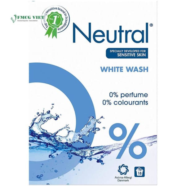 Neutral Detergent Powder Box 1.188kg White Wash