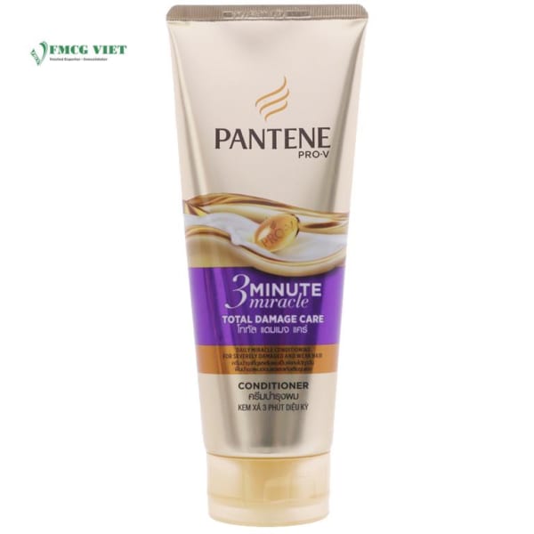 Pantene Hair Conditioner 3 Minute Miracle Total Damage Care 150ml x 24 Tubes
