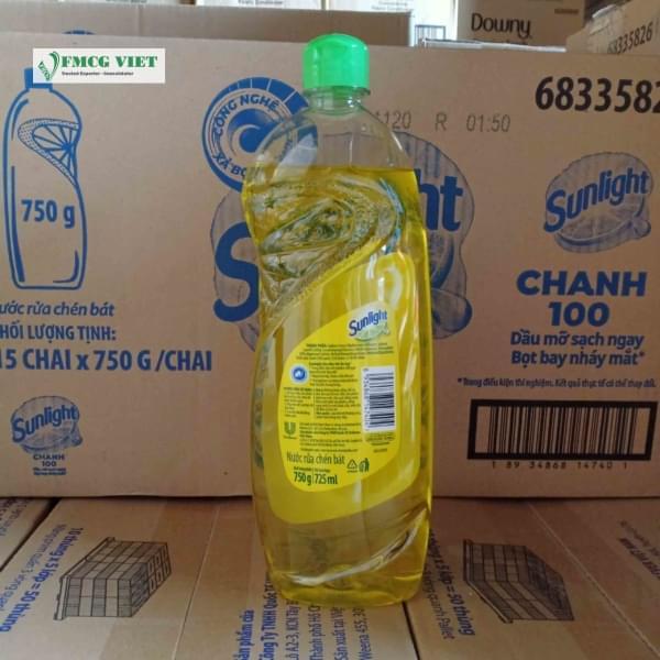 Sunlight Dishwashing Bottle 400g Caring Lemon(VN)
