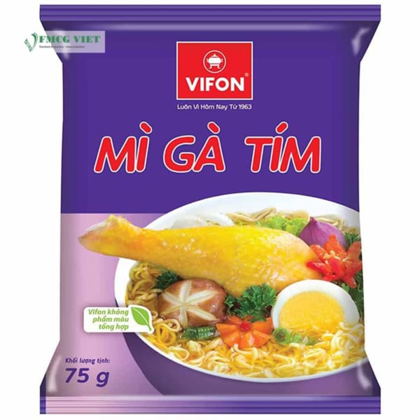 Vifon Instant Noodles Cup 75g Purple Chicken