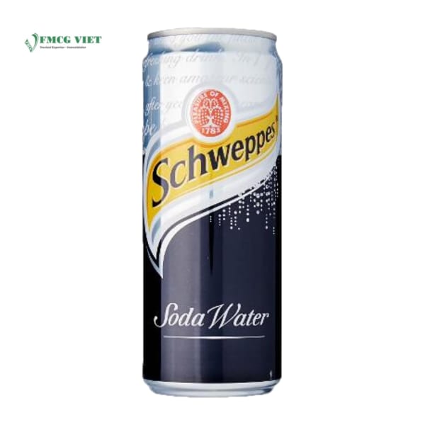 Schweppes Soda Can 330ml x24 Sleek Tonic Water