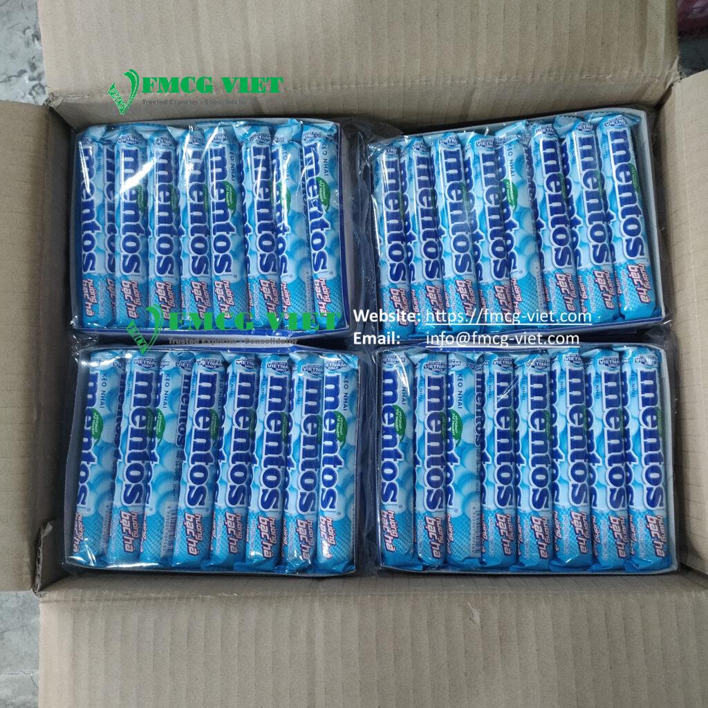 Mentos Chewy Candy Mint (32g x 16 Sticks) 475.2g x 24 Bags