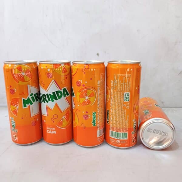 Mirinda Orange Soft Drink 320ml x 24 Cans