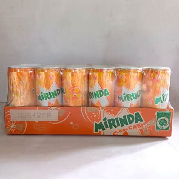 Mirinda Orange Soft Drink 320ml x 24 Cans
