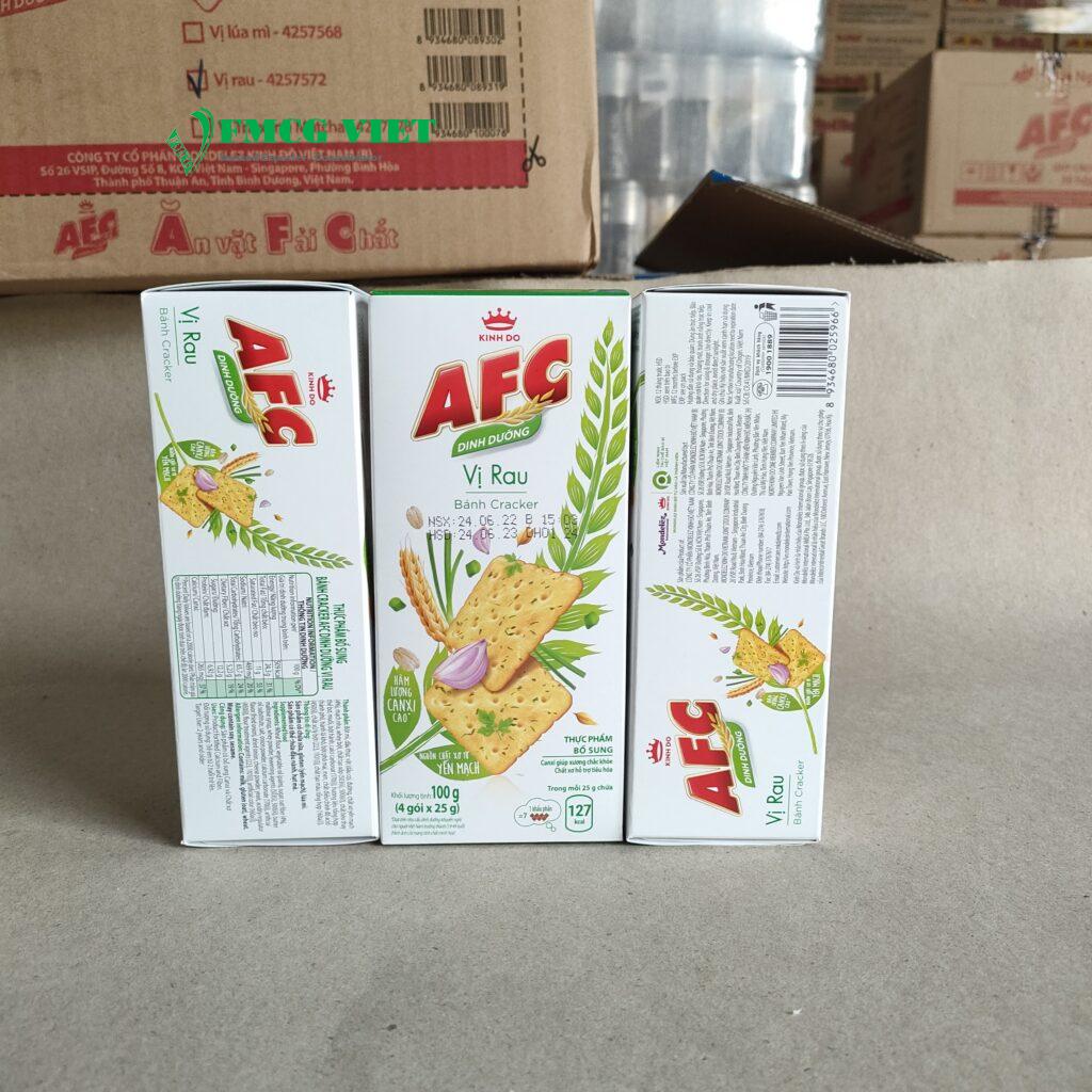 AFC Crunchy Crackers Vegetable 100g x 36 Boxes