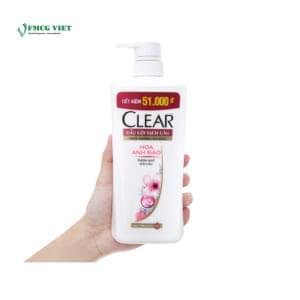 Clear Shampoo Bottle 631ml Anti Dundruff Sakura