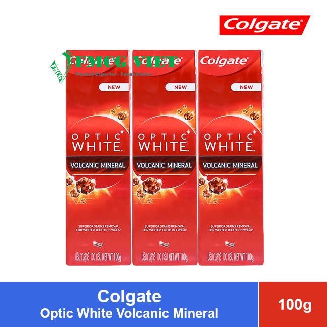 Colgate Toothpaste 100g Optic White Volcanic Mineral