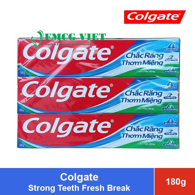 Colgate Toothpaste Strong Teeth Fresh 180g