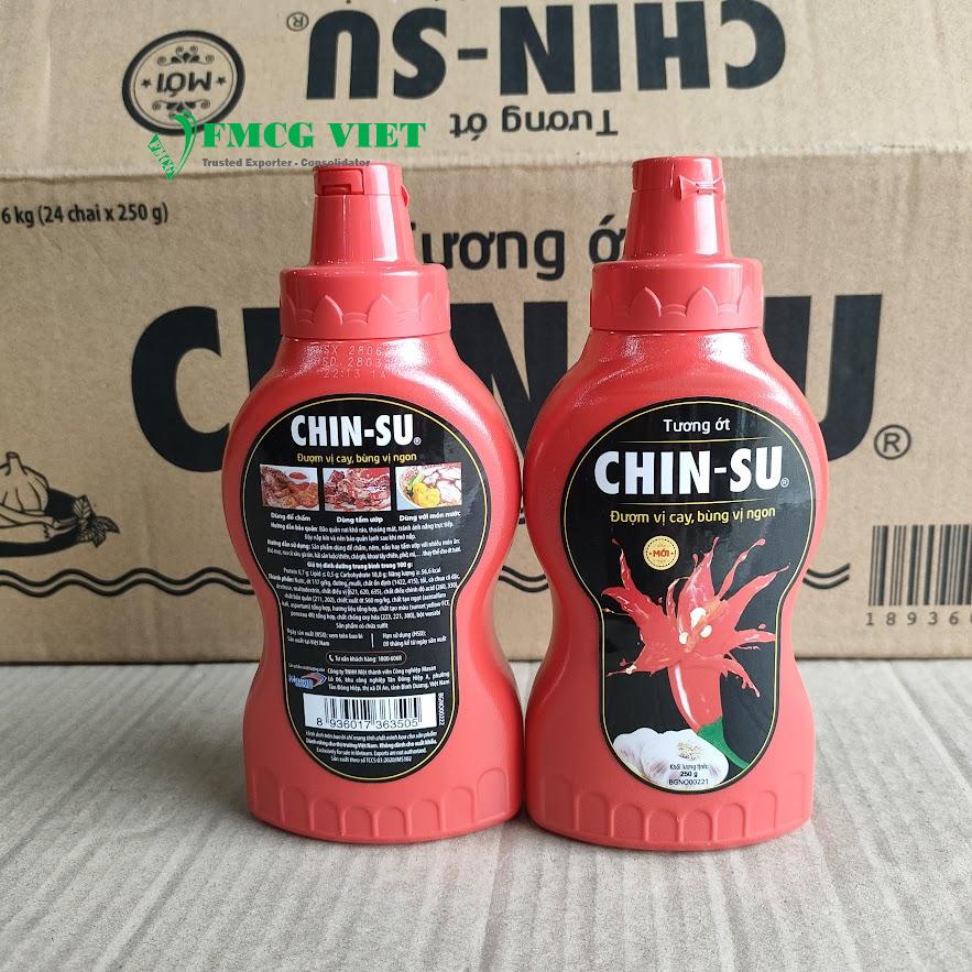 Chinsu Chili Sauce Bottle 250ml x24 (Tương Ớt Chinsu)