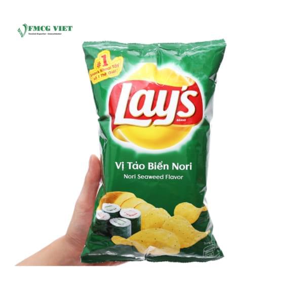 Lay's Wavy Potato Chips Bag 35g Sour Cream & Onion Flavour