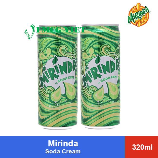 Mirinda Soft Drink Soda Cream 320ml