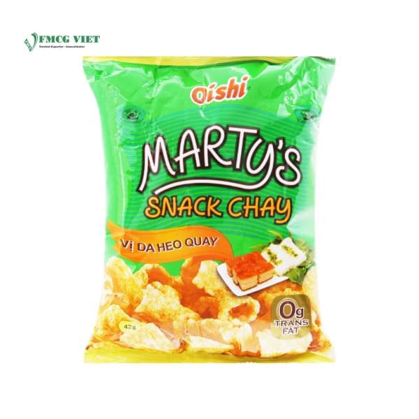 Oishi Marty's Snack Bag 40g Vagatable Fried Pork Skin Flavour