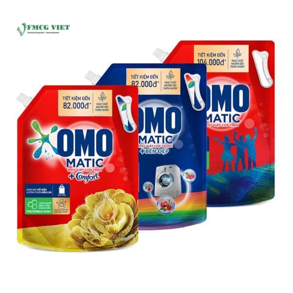 Omo Matic Detergent Liquid Pouch 3.7L 3 Variants