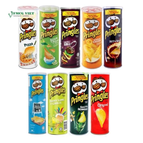 Pringles Potato Chips Tube 107g Malaysia All Variants x12