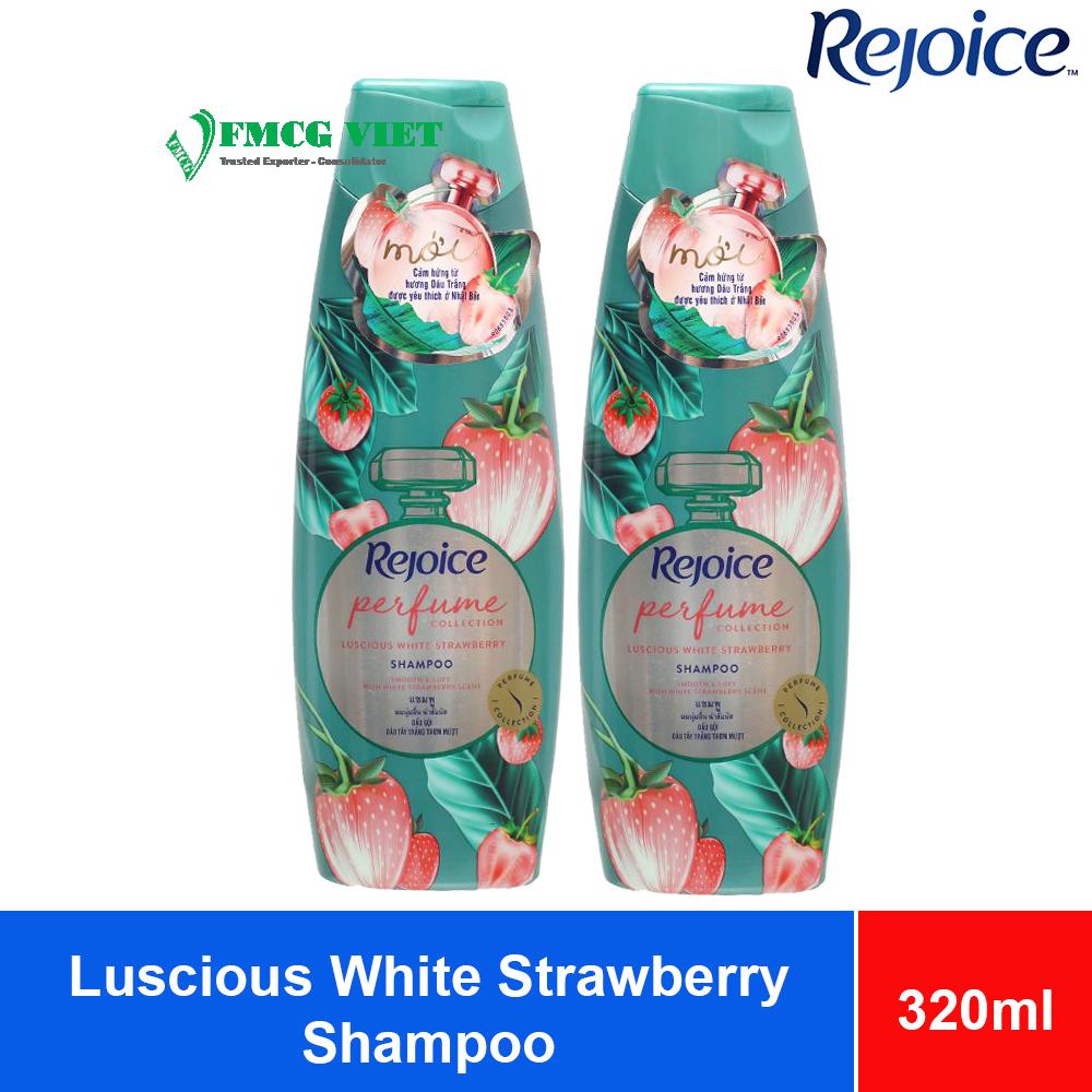 Rejoice Perfume Shampoo Luscious White Strawberry 320ml x12 Tubes