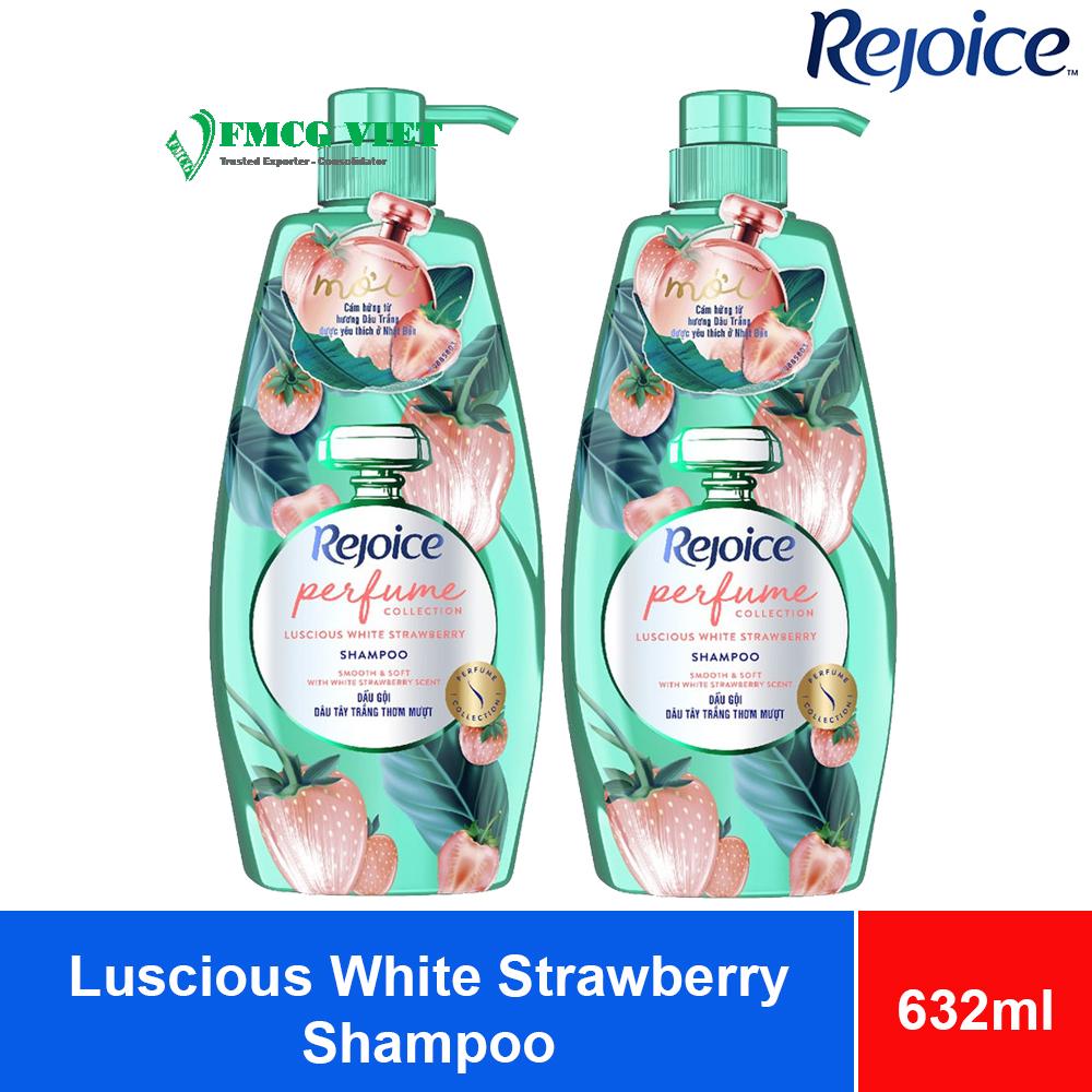 Rejoice Perfume Shampoo Luscious White Strawberry 632ml x12 Tubes