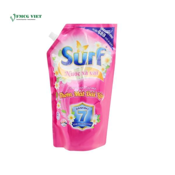 Surf Fabric Softener Pouch 1.6kg Long Lasting Fresh Flowers Spread