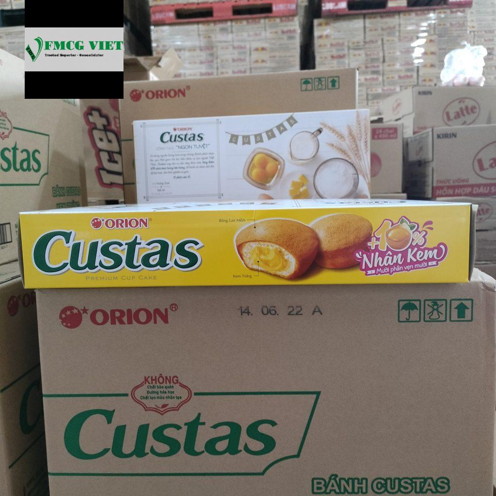 Orion Custas Egg Cream Soft Cake (23.5g x 6 packs) 141g x 16 Boxes