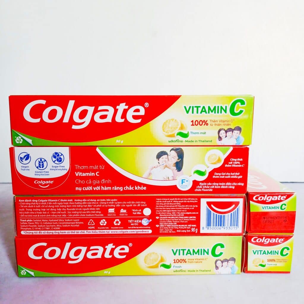 Colgate Toothpaste Vitamin C 90g X 72 Wholesale Exporter » FMCG Viet