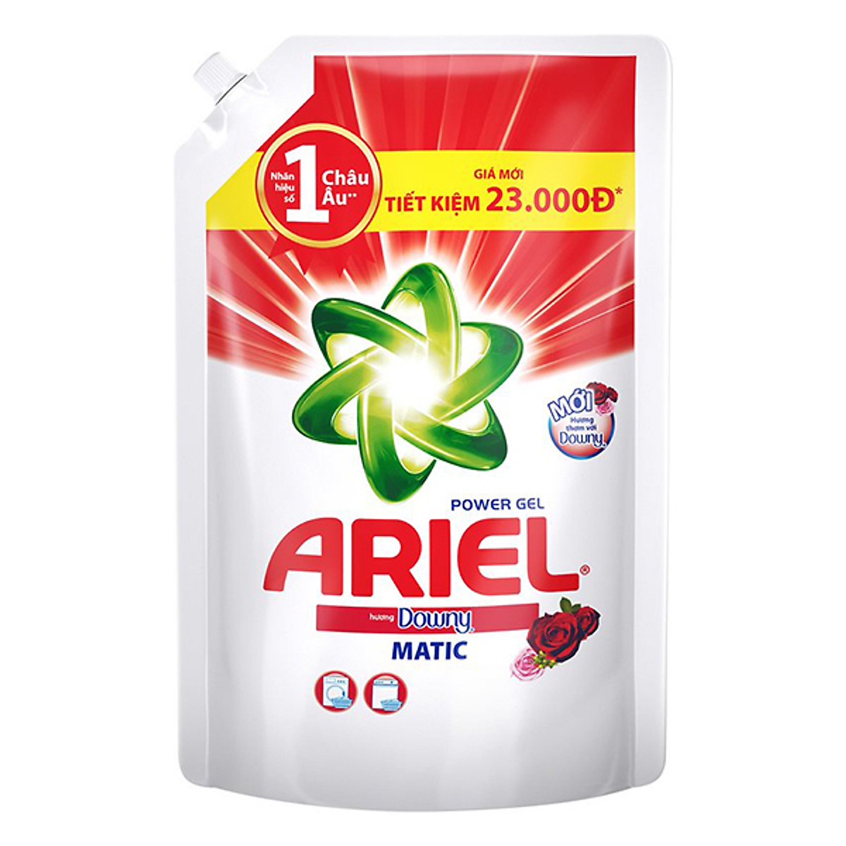 Ariel Detergent Liquid Matic With Downy Pouch 1.25Kg Wholesale Exporter