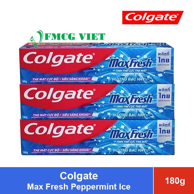 Colgate Toothpaste Max Fresh Peppermint Ice 180g
