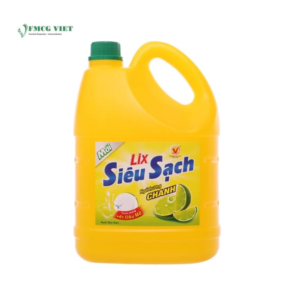 LIX Dishwashing Bottle 4Kg Concentrate Lemon