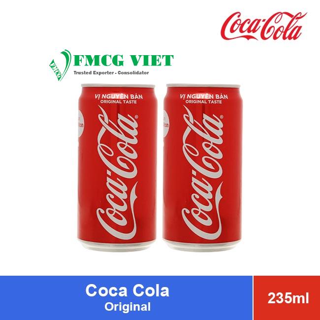 Coca Cola Carbonated Drink Original 235ml