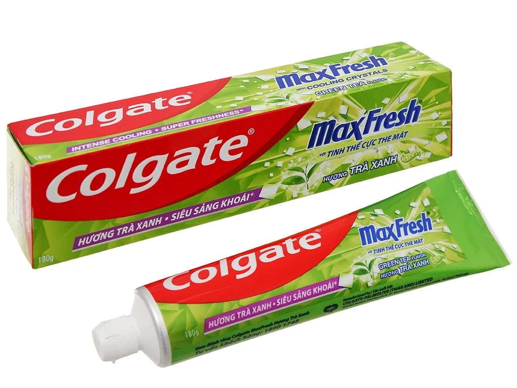 Colgate toothpaste Maxfresh green tea