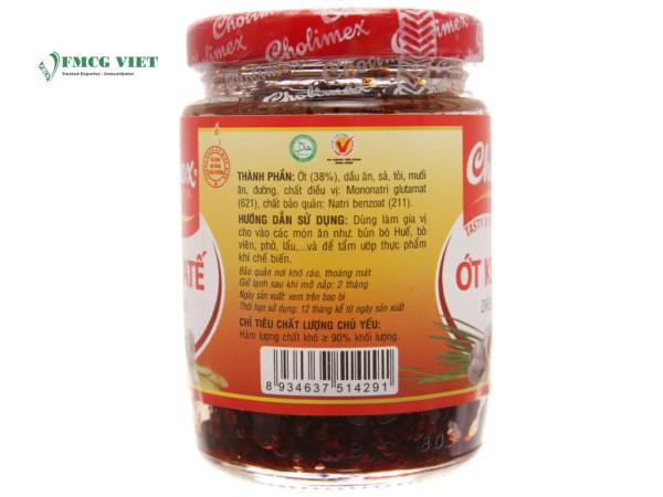 Cholimex Dried Satay Chili 100g x 36 Jars (Ớt Khô Satế Cholimex)
