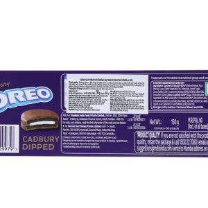 Oreo Cadbury Chocolate Dipped Box 150g x48
