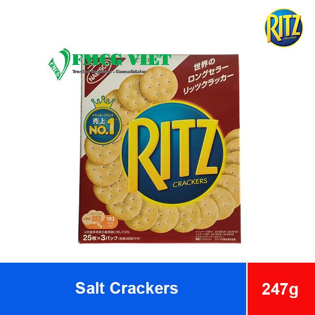 Ritz Salt Cracker Biscuits 247gx 10 Boxes