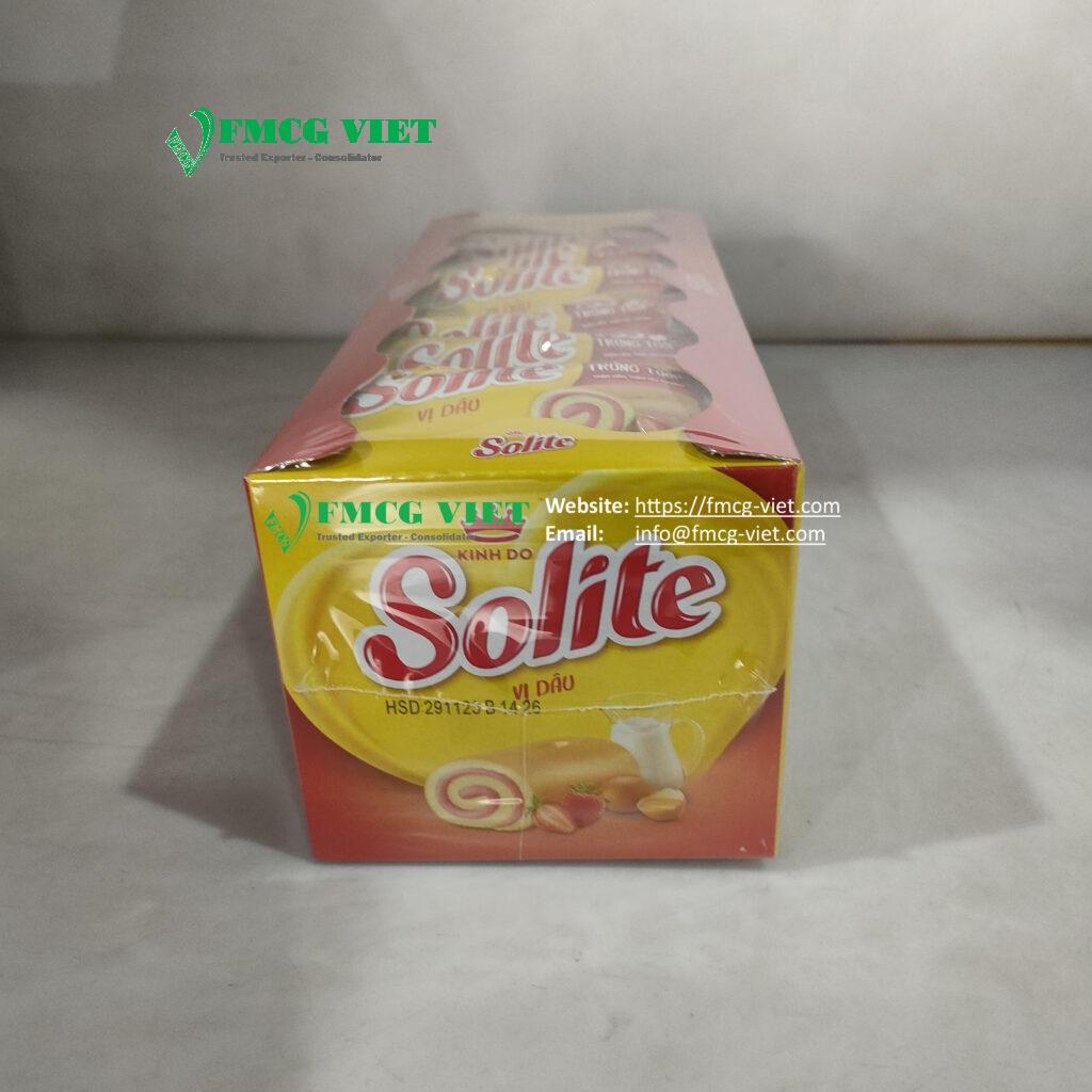 Wholesale Solite Swisscake Cream Strawberry 360g x 12 Trays