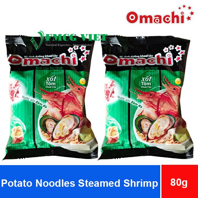 Omachi Noodles Spicy Shrimp