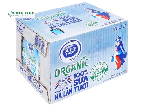 Dutch Lady UHT Milk Box 1L x12 Organic 100%