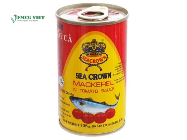 SeaCrown Mackerel in Tomato Sauce Canned Food 155g x100