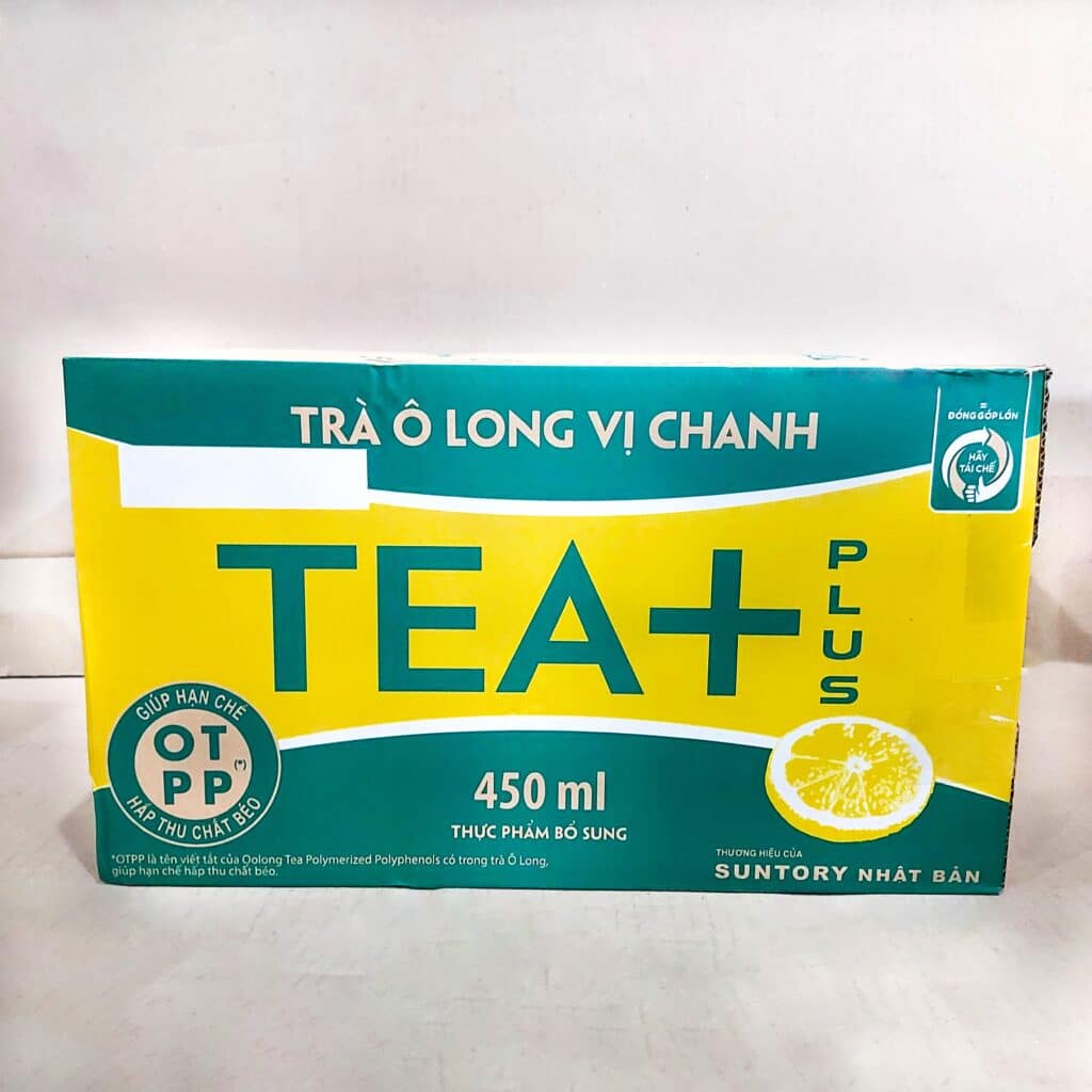 Oolong Tea Plus Lemon Tea 450ml X24 Bottles Wholesale Exporter » FMCG Viet