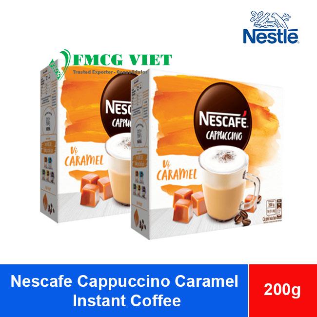 Nescafe Caramel Cappuccino Instant Coffee 200g