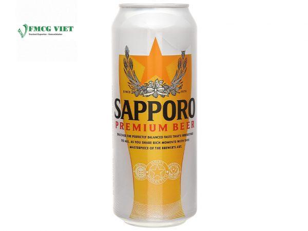 Sapporo Premium Beer Can 500ml x12
