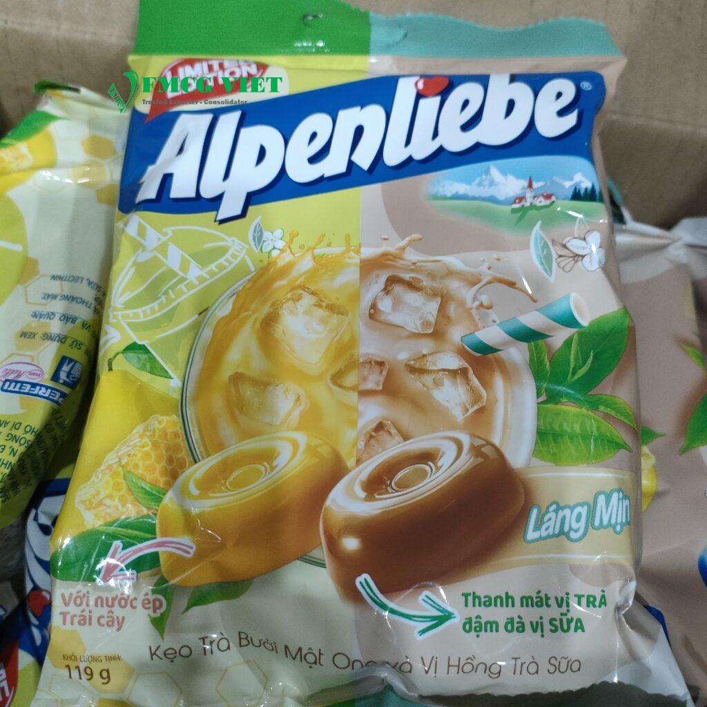 Alpenliebe Milk Tea And Pomelo Honey Tea Flavor Candy 111.5g x 45 Bags - Limited Edition