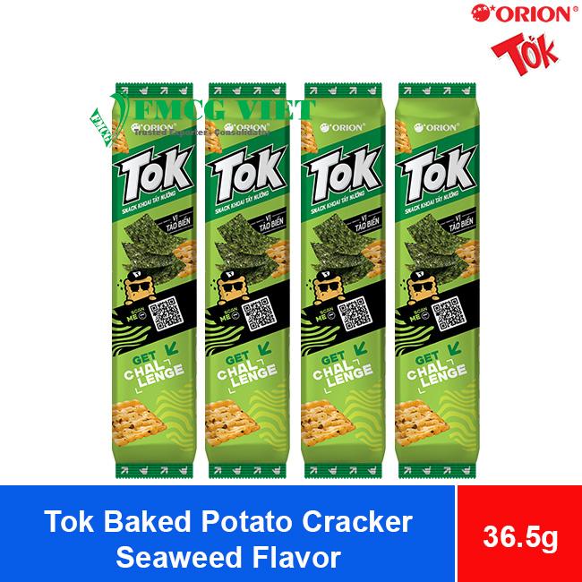 Orion Tok Baked Potato Cracker - Seaweed Flavor 36.5g x 20 Bags